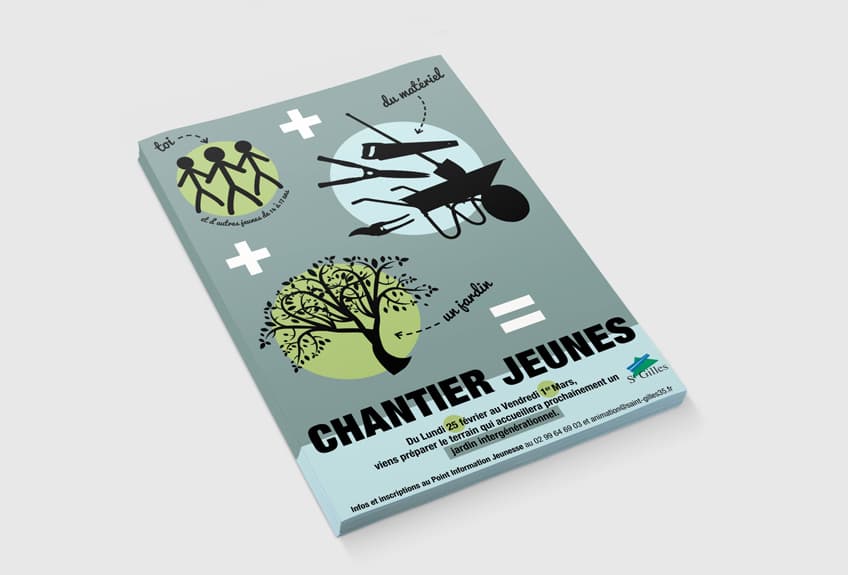 Flyer chantier jeunes image