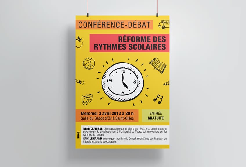 Affiche conférence image